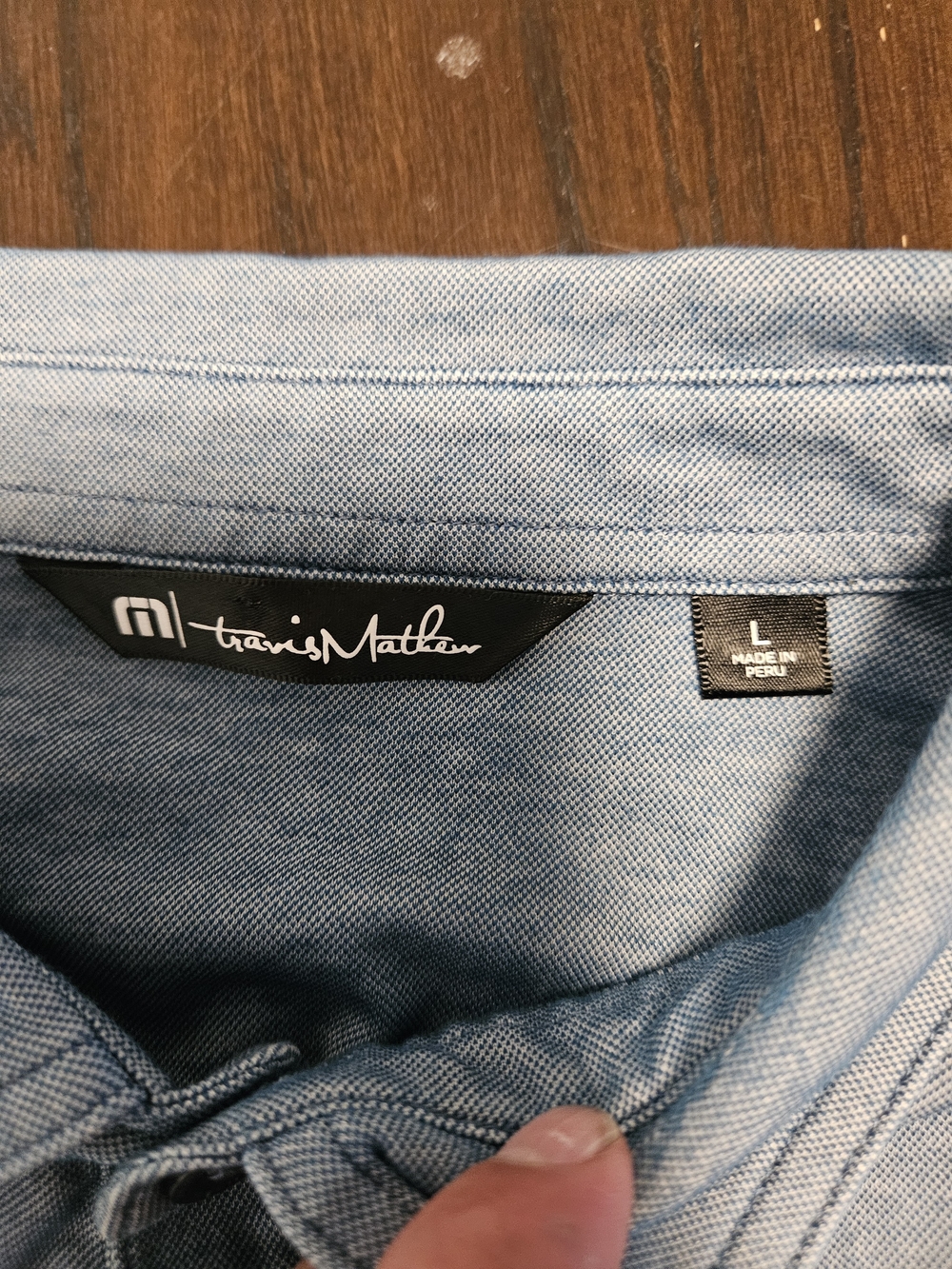 Travis Mathew Light Blue Men's Polo